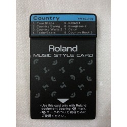 ROLAND MUSIC STYLE CARD...